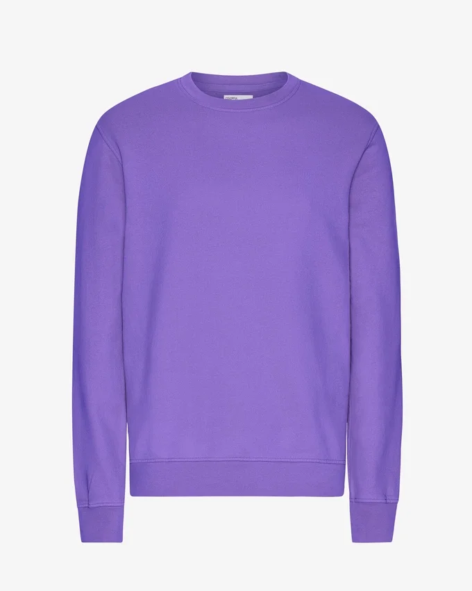 Classic Organic Jersey de cuello redondo - Violeta ultra