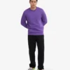 Classic Organic Jersey de cuello redondo - Violeta ultra