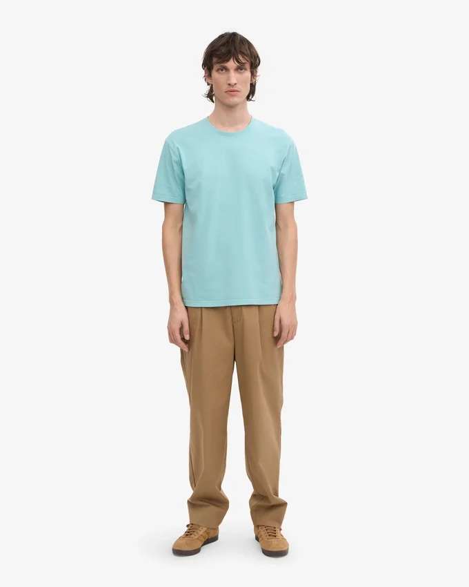Classic Organic Tee - Azul verde azulado