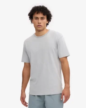 Classic Organic Tee – Gris descolorido