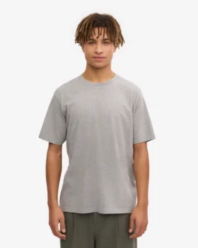 Classic Organic Tee – Gris jaspeado