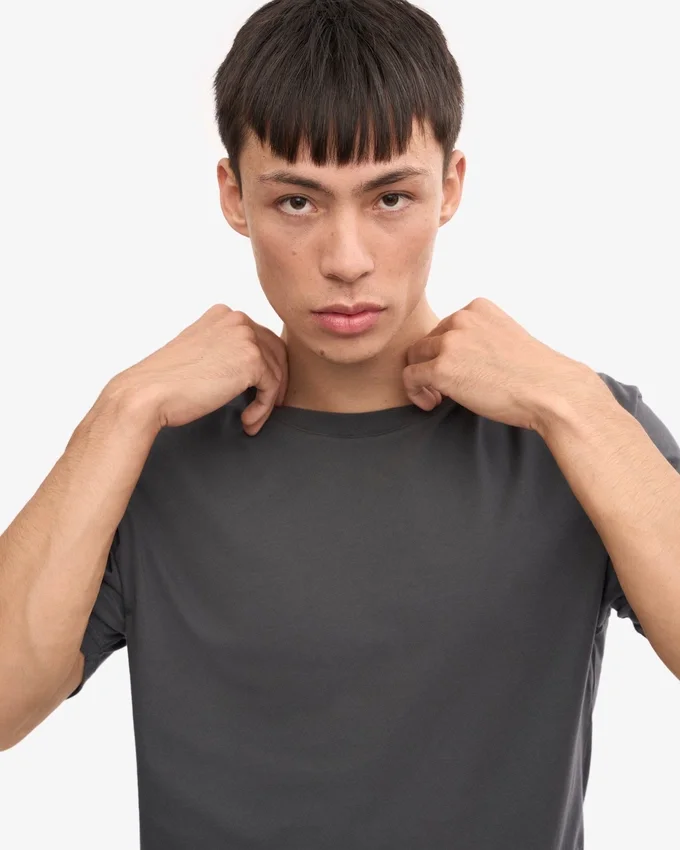 Classic Organic Tee - Gris lava