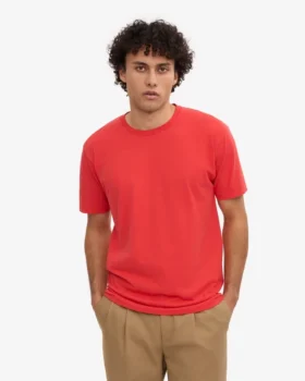 Classic Organic Tee – Mandarina roja