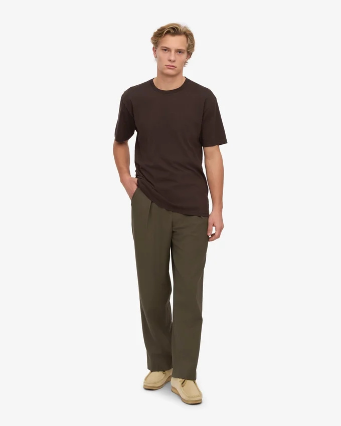 Classic Organic Tee - Marrón café