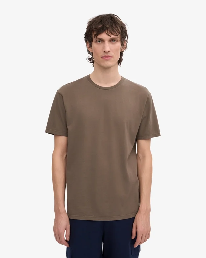 Classic Organic Tee - Marrón cedro