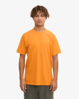 Classic Organic Tee – Naranja soleado