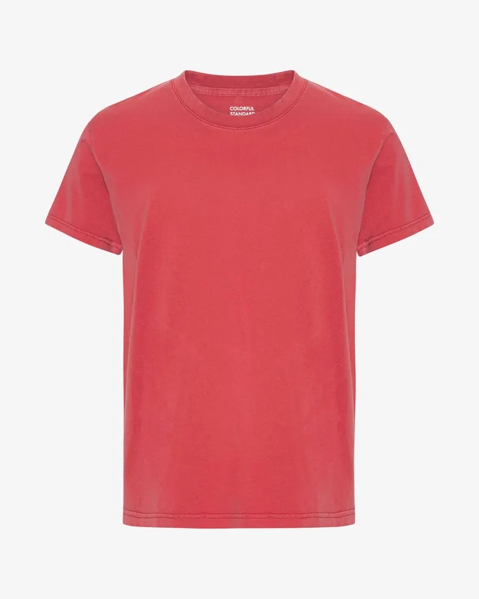 Classic Organic Tee - Rojo descolorido