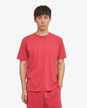 Classic Organic Tee – Rojo descolorido