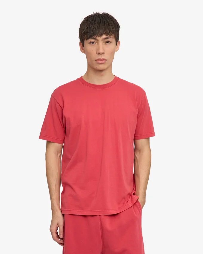 Classic Organic Tee - Rojo descolorido