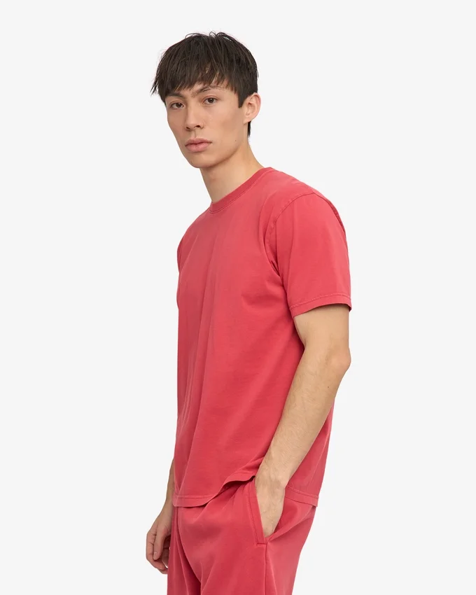 Classic Organic Tee - Rojo descolorido