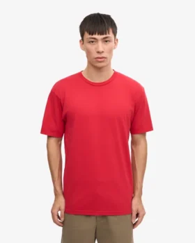 Classic Organic Tee – Rojo escarlata