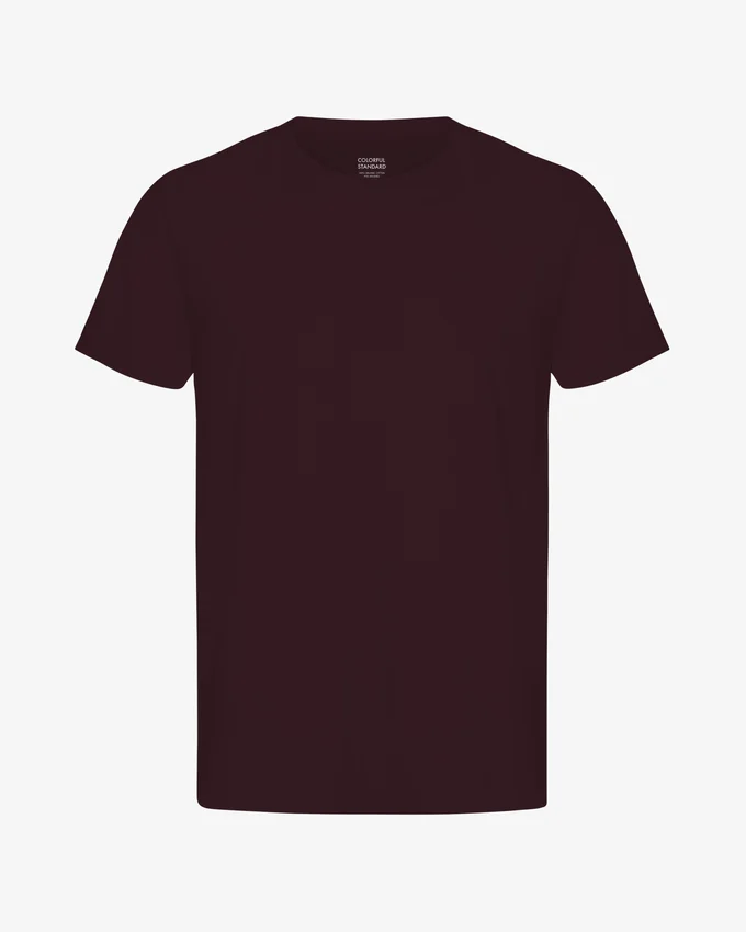 Classic Organic Tee - Rojo oxblood