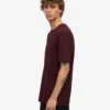 Classic Organic Tee - Rojo oxblood