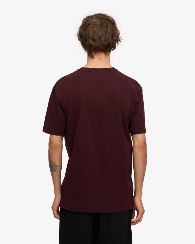 Classic Organic Tee - Rojo oxblood