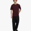 Classic Organic Tee - Rojo oxblood
