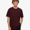 Classic Organic Tee - Rojo oxblood