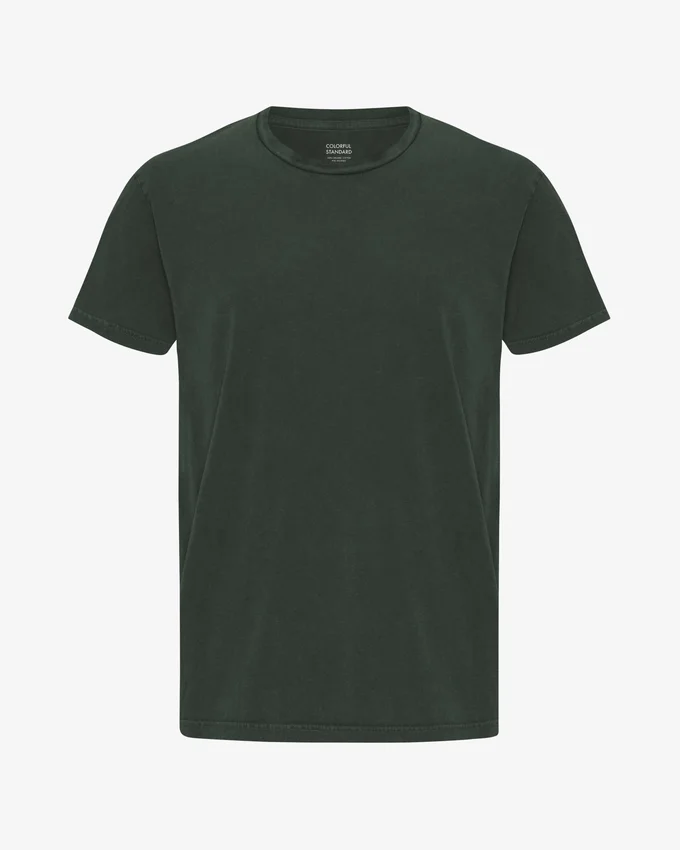 Classic Organic Tee - Verde bosque nocturno