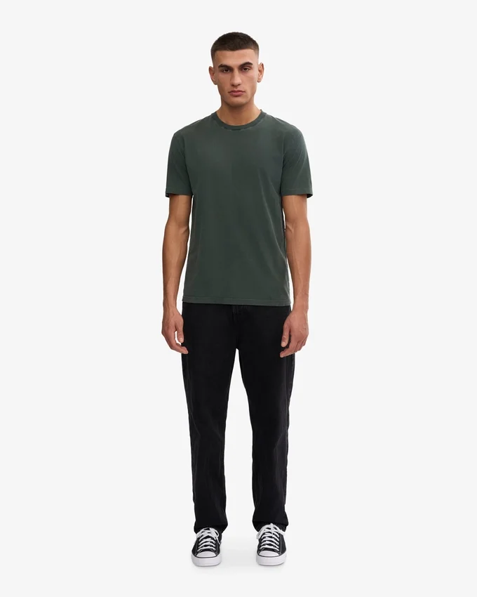 Classic Organic Tee - Verde bosque nocturno