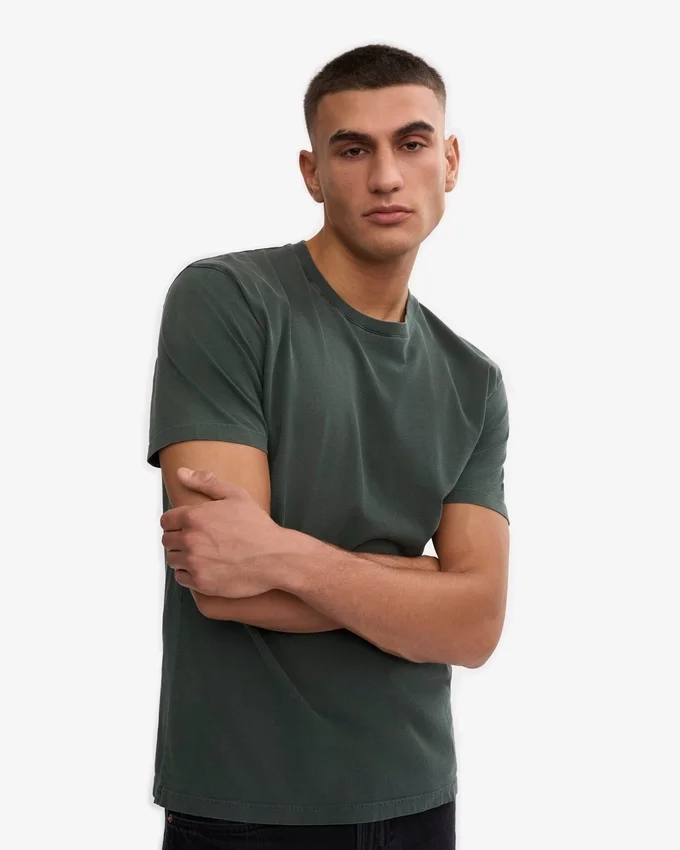 Classic Organic Tee - Verde bosque nocturno