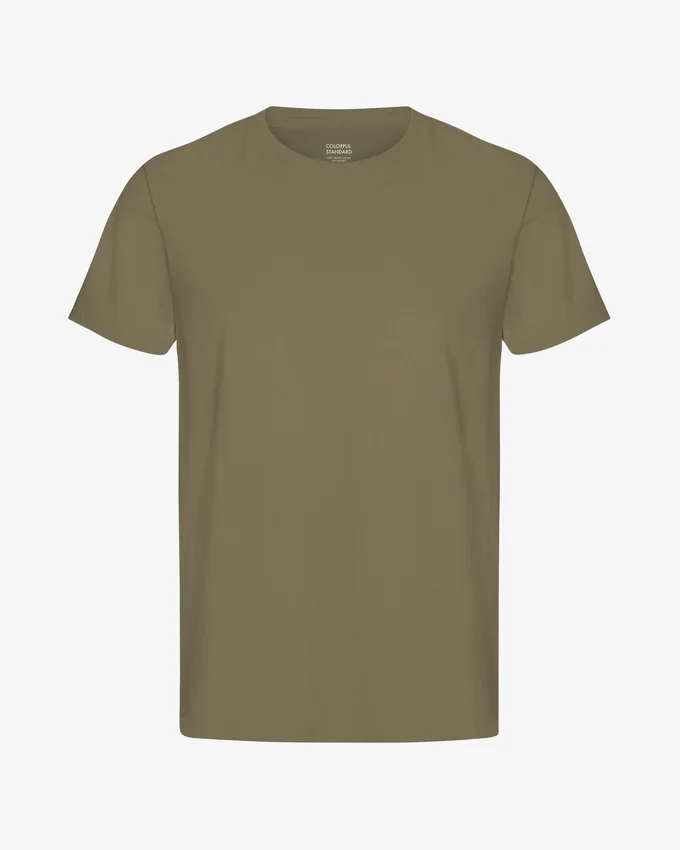 Classic Organic Tee - Verde oliva apagado