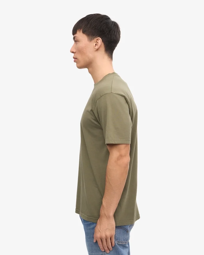Classic Organic Tee - Verde oliva apagado