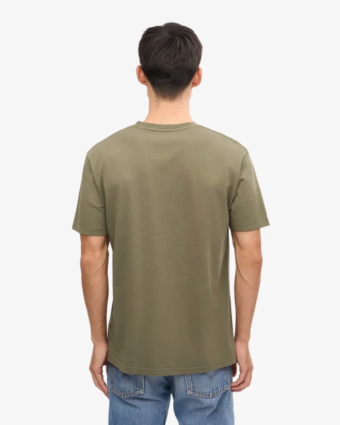 Classic Organic Tee - Verde oliva apagado