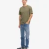 Classic Organic Tee - Verde oliva apagado