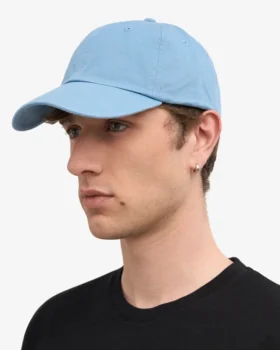 Gorra de algodón orgánico – Azul mar