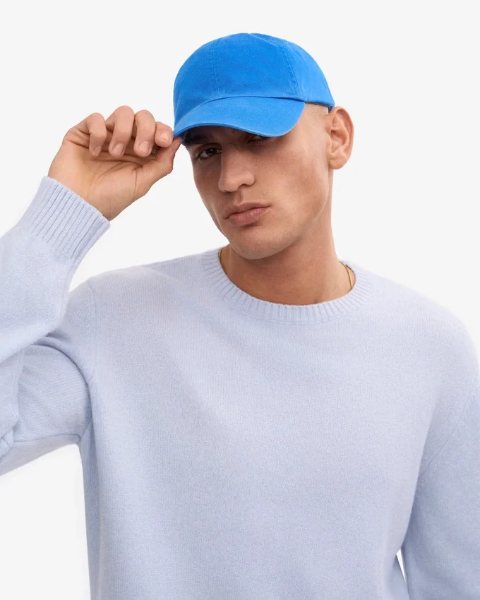 Gorra de algodón orgánico - Azul Pacífico