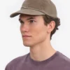 Gorra de algodón orgánico - Caqui descolorido
