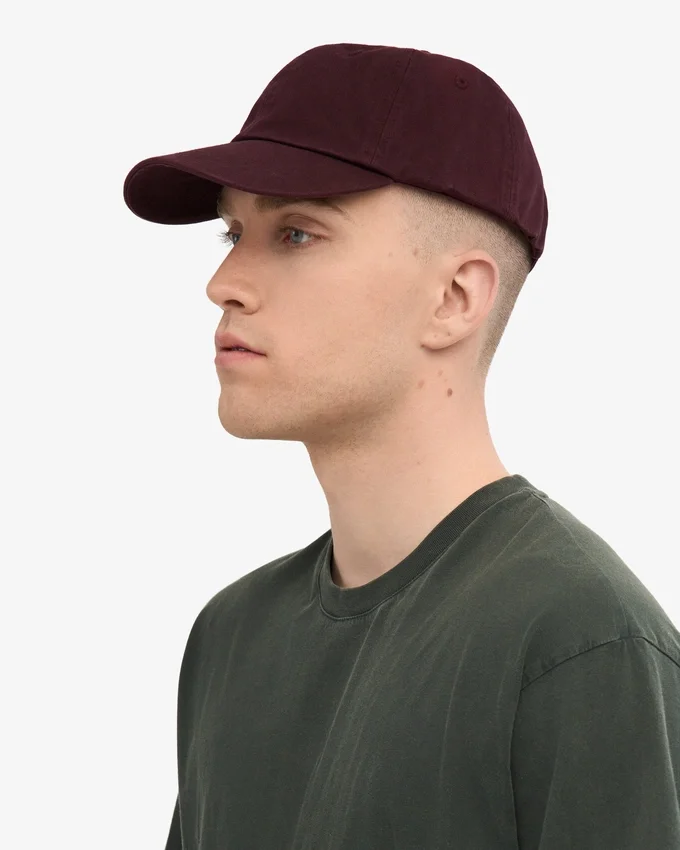 Gorra de algodón orgánico - Rojo sangre