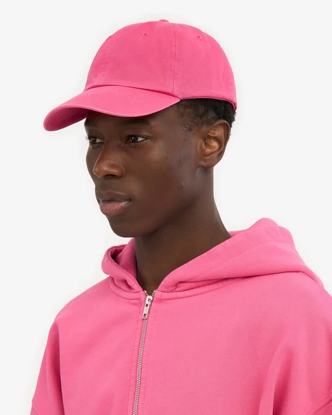 Gorra de algodón orgánico - Rosa chicle