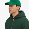 Gorra de algodón orgánico - Verde Kelly