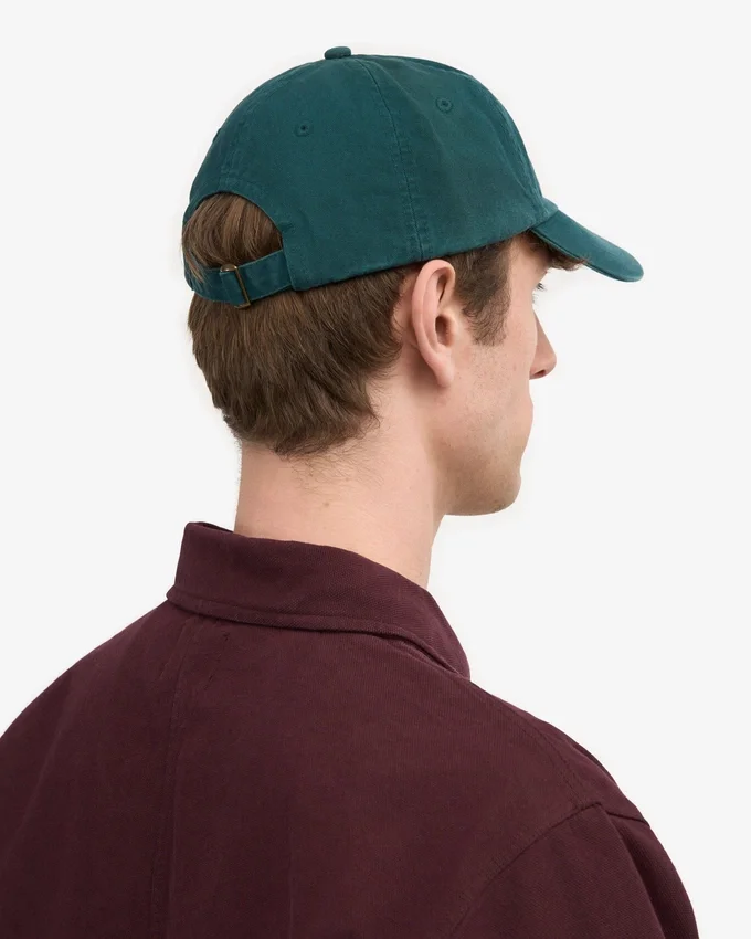 Gorra de algodón orgánico - Verde océano