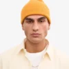 Gorro de lana merina - Amarillo quemado