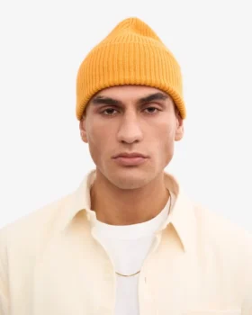 Gorro de lana merina – Amarillo quemado