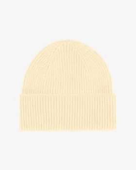 Gorro de lana merina - Amarillo suave