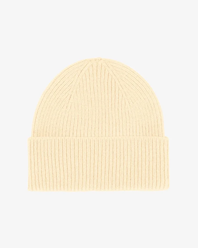 Gorro de lana merina - Amarillo suave