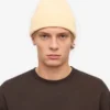 Gorro de lana merina - Amarillo suave