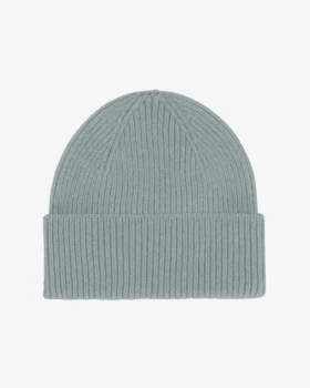 Gorro de lana merina - Azul acero