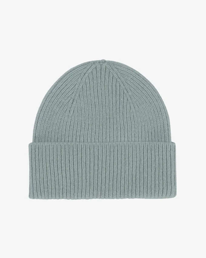 Gorro de lana merina - Azul acero