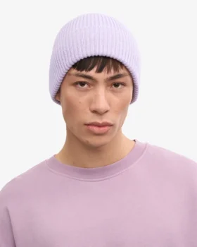 Gorro de lana merina – Azul acero