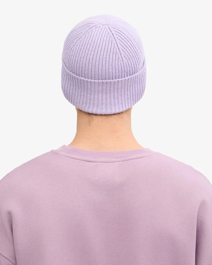 Gorro de lana merina - Azul acero