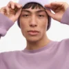 Gorro de lana merina - Azul acero