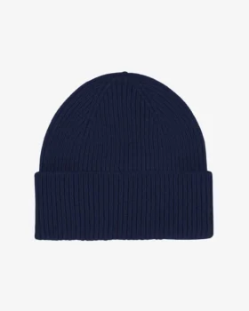 Gorro de lana merina - Azul marino