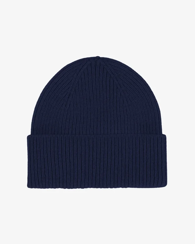 Gorro de lana merina - Azul marino