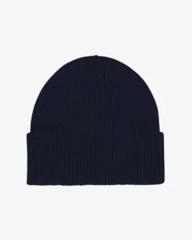 Gorro de lana merina - Azul marino