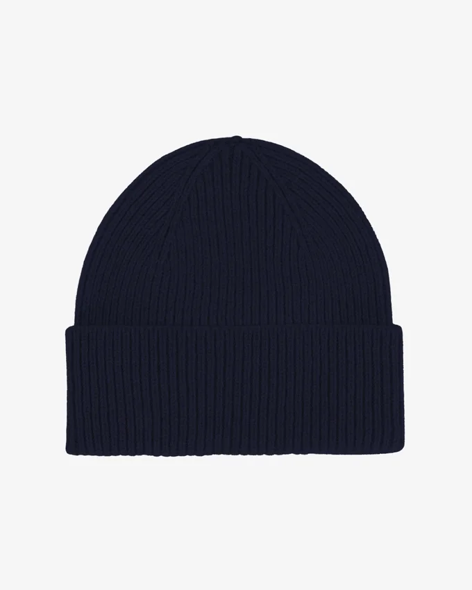 Gorro de lana merina - Azul marino
