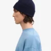 Gorro de lana merina - Azul marino