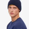 Gorro de lana merina - Azul marino